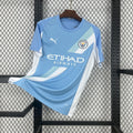Camisa Pronta Entrega Manchester City Home 2025/26 - Puma Torcedor Masculina - Azul/Branca