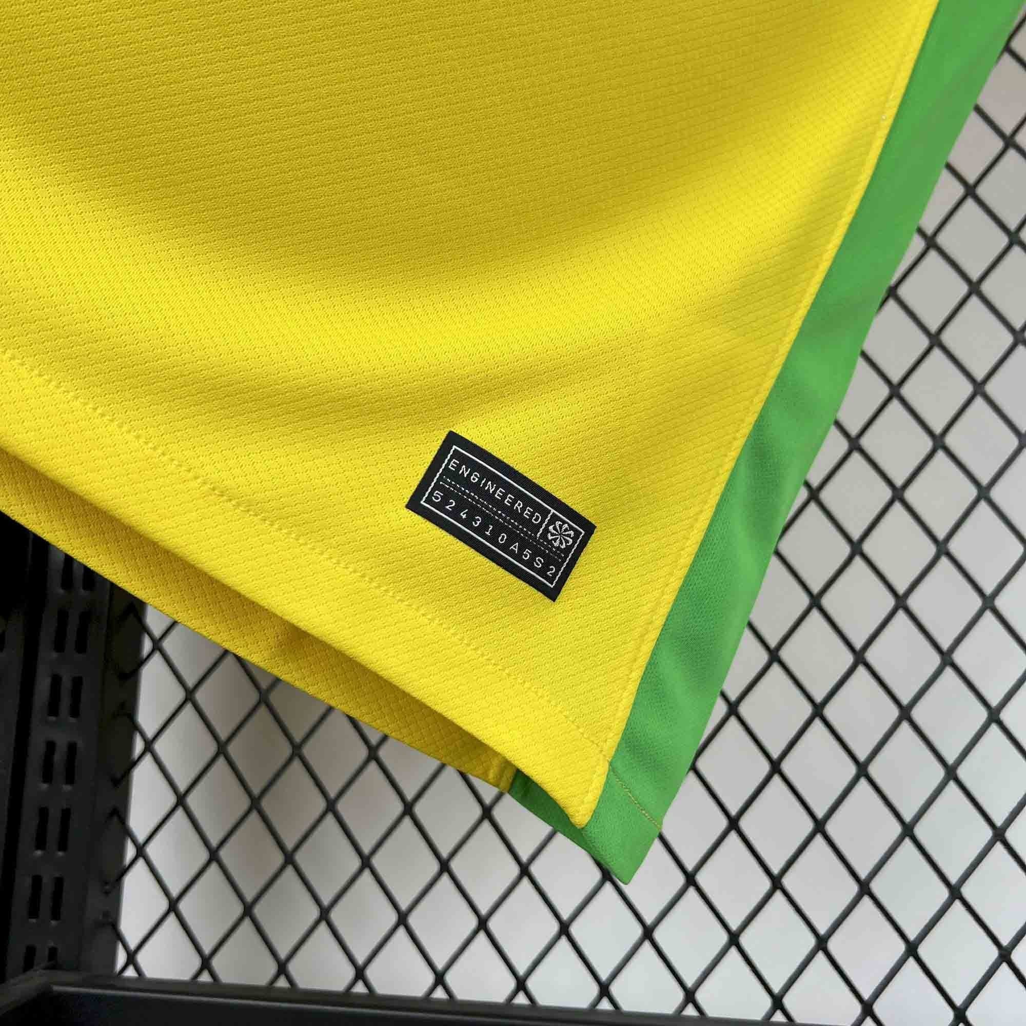 Camisa Pronta Entrega Brasil Home 2025/26 - Nike Torcedor Masculina - Amarela/Verde
