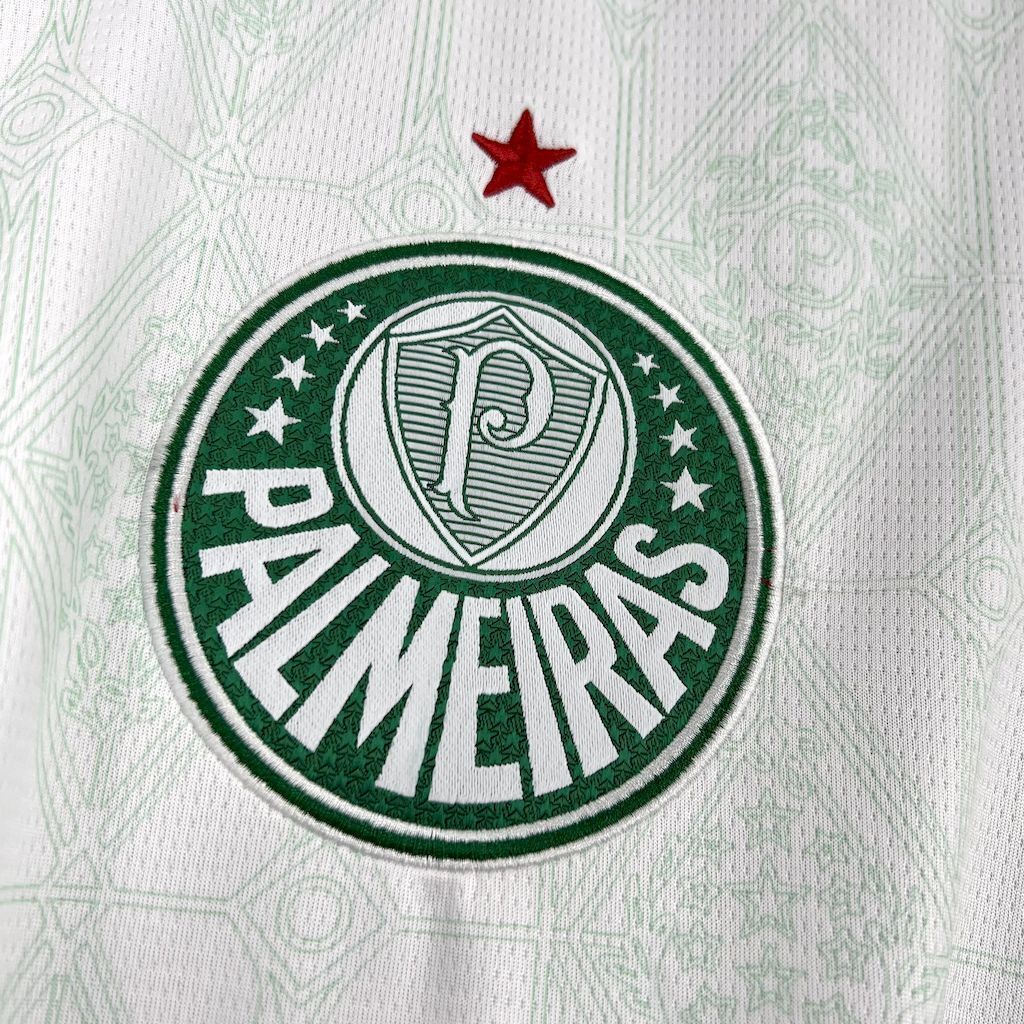 Camisa Pronta Entrega Palmeiras Away 2025/26 - Puma Torcedor Masculina - Branca/Verde