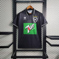 Camisa Pronta Entrega Botafogo Third 1995/96 - Finta Retrô Masculina - Preta/Branca