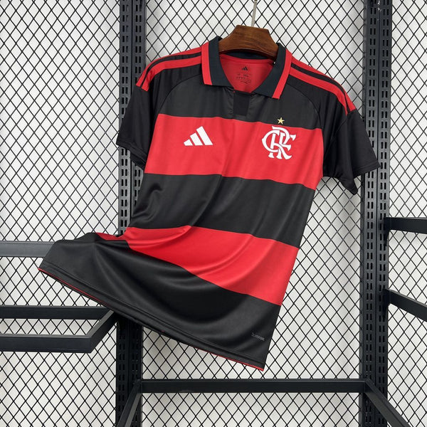 Camisa Pronta Entrega Flamengo Home 2026/27 - Adidas Torcedor Masculina - Vermelha/Preta