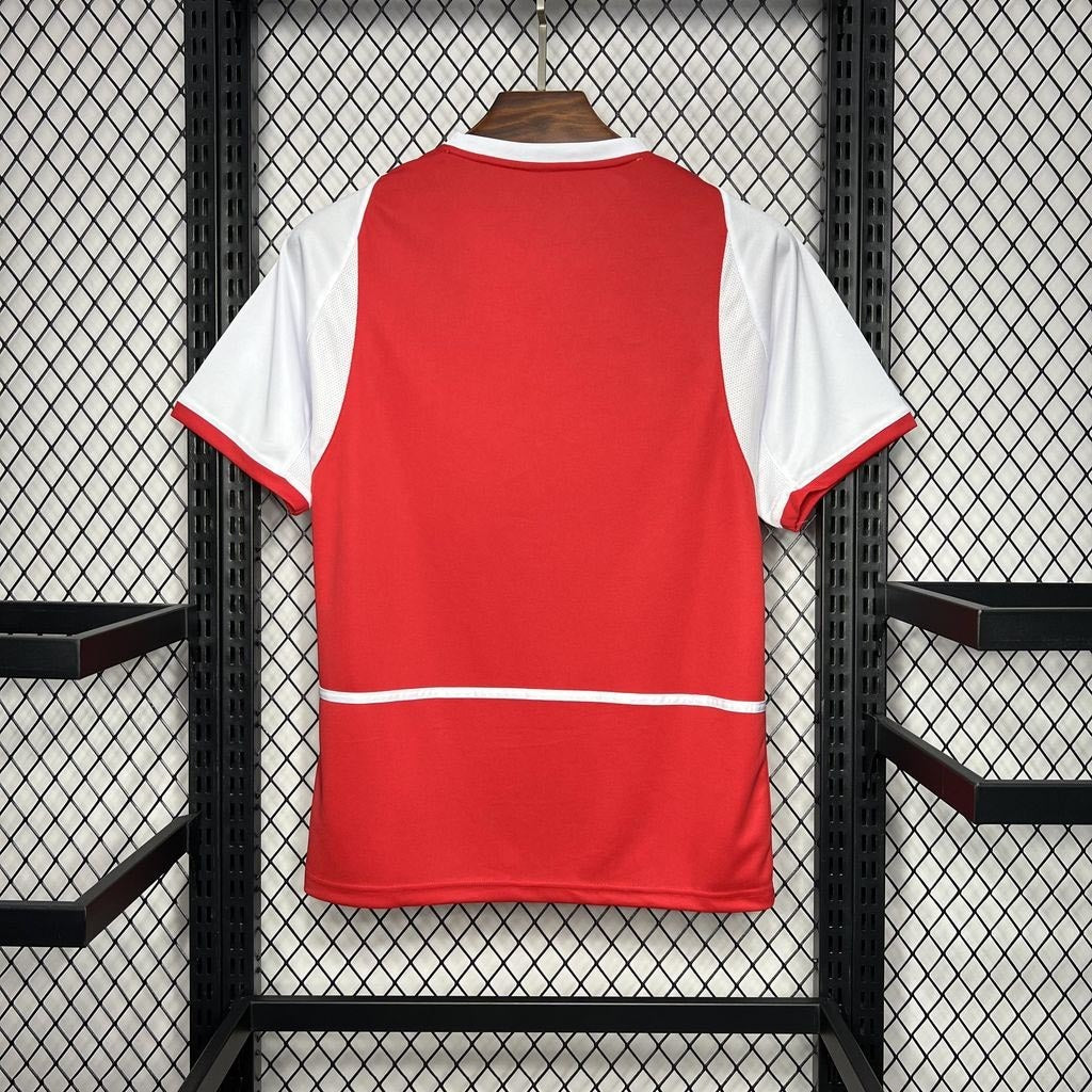 Camisa Pronta Entrega Arsenal Home 2002/04 - Nike Retrô Masculina - Vermelha/Branca