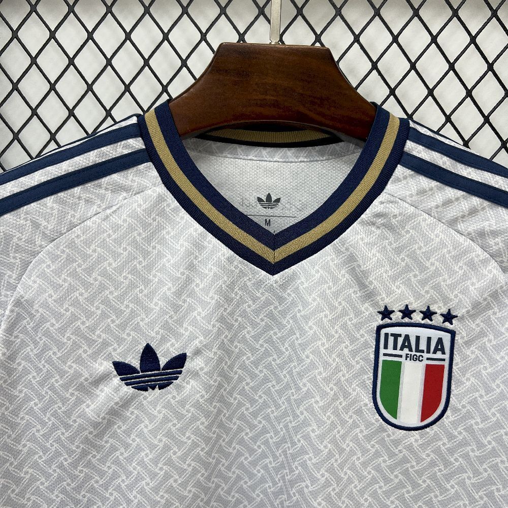 Camisa Pronta Entrega Seleção Itália Away 2026/27 - Adidas Torcedor Masculina - Branca/Azul