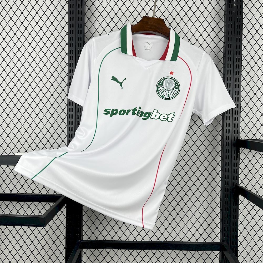 Camisa Pronta Entrega Palmeiras Away 2026/27 - Puma Torcedor Masculina - Branca/Verde