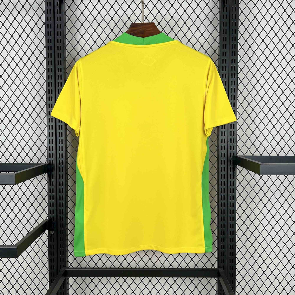 Camisa Pronta Entrega Brasil Home 2025/26 - Nike Torcedor Masculina - Amarela/Verde