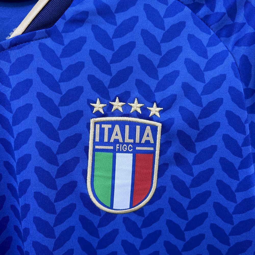 Camisa Pronta Entrega Seleção Itália Home 2026/27 - Adidas Torcedor Masculina - Azul/Dourado