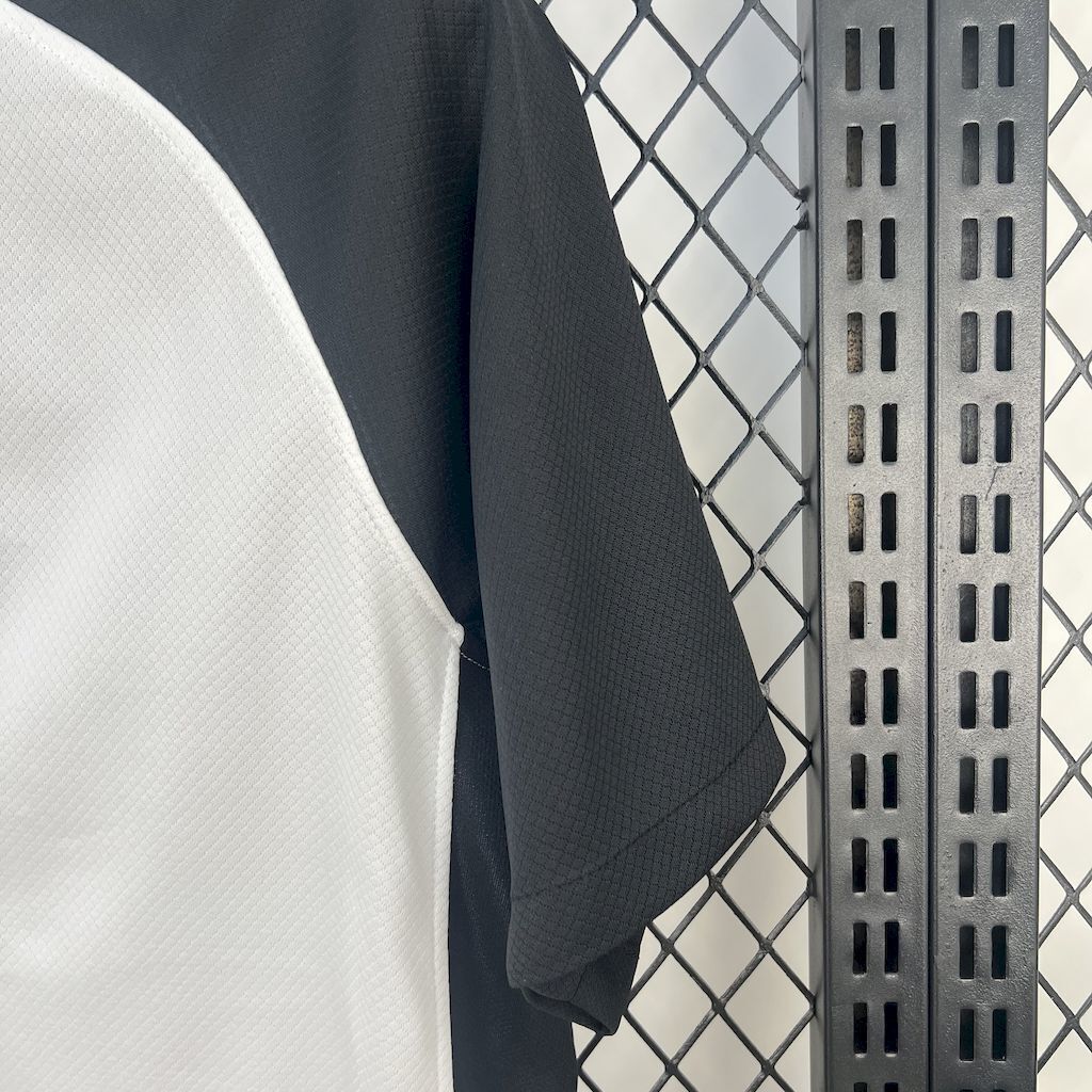 Camisa Pronta Entrega Corinthians Home 2025/26 - Nike Torcedor Masculina - Branca/Preta