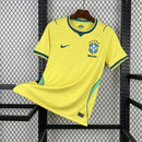 Camisa Pronta Entrega Seleção Brasil Home 2026/27 - Nike Torcedor Masculina - Amarela/Verde