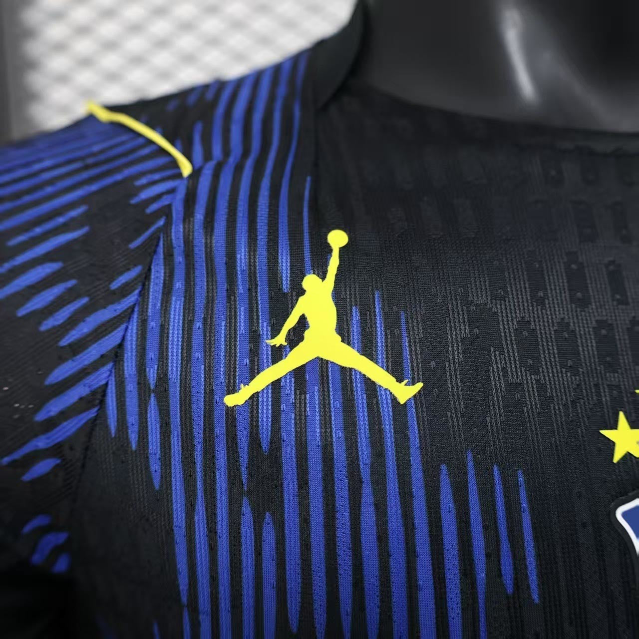 Camisa Pronta Entrega Brasil Away 2026/27 - Jordan Jogador Masculina - Azul/Preta