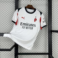 Camisa Pronta Entrega AC Milan Away 2025/26 - Puma Torcedor Masculina - Branca/Vermelha