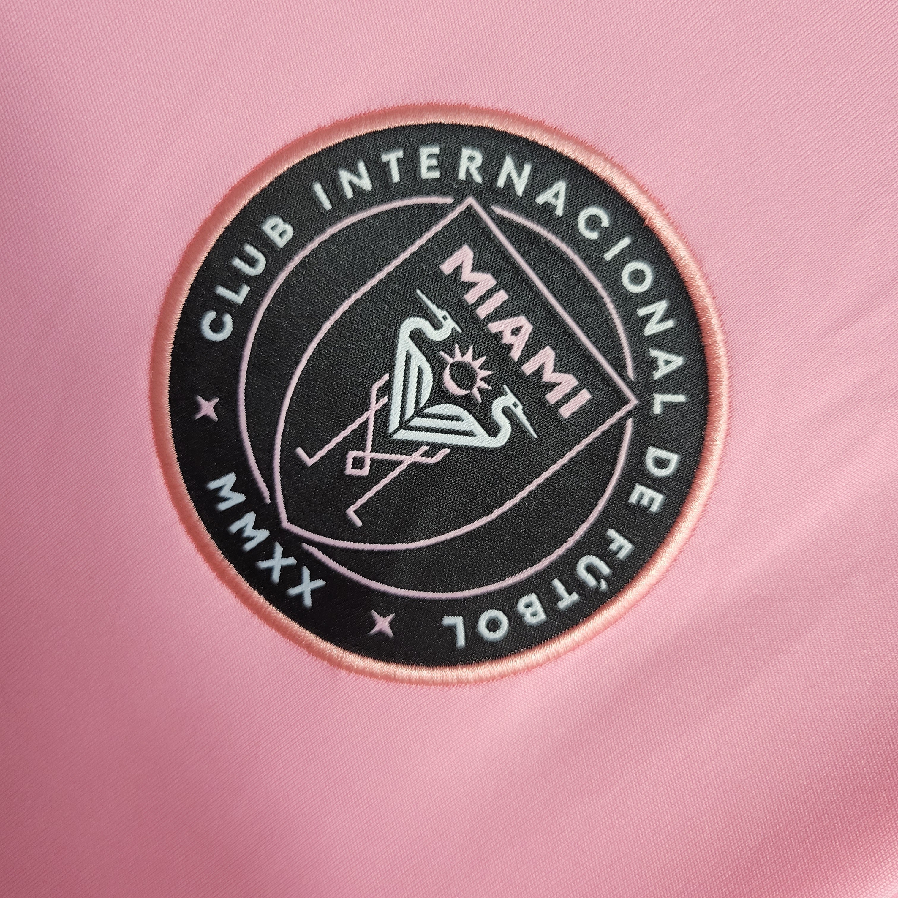 Camisa Pronta Entrega Inter Miami Home 2023/24 - Adidas Torcedor Masculina - Rosa/Preta