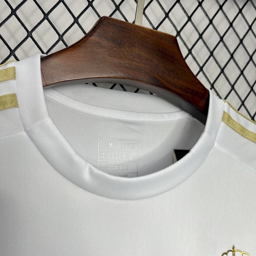 Camisa Pronta Entrega Al-Nassr Third - Adidas Torcedor Masculina - Branca/Dourado