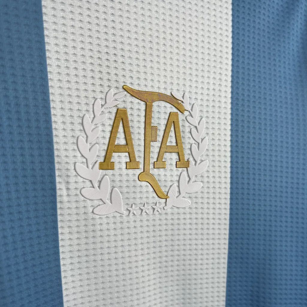 Camisa Pronta Entrega Seleção Argentina Edição Especial 2024/25 - Adidas Torcedor Masculina - Branca/Azul