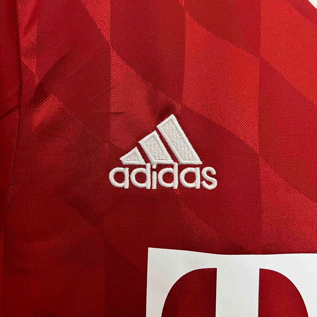 Camisa Pronta Entrega Bayern de Munique Home 2013/14 - Adidas Retrô Masculina - Vermelha/Branca