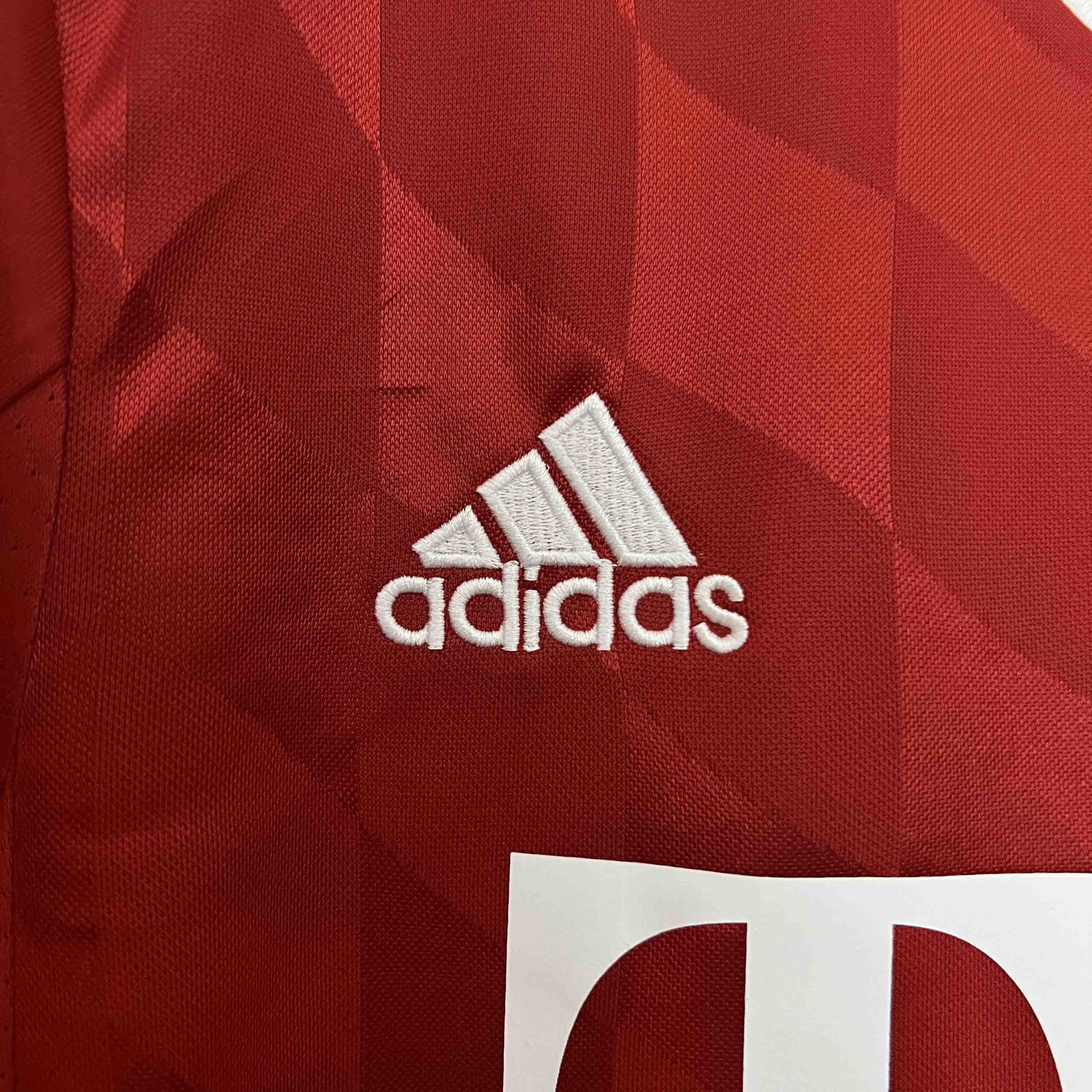 Camisa Pronta Entrega Bayern de Munique Home 2013/14 - Adidas Retrô Masculina - Vermelha/Branca