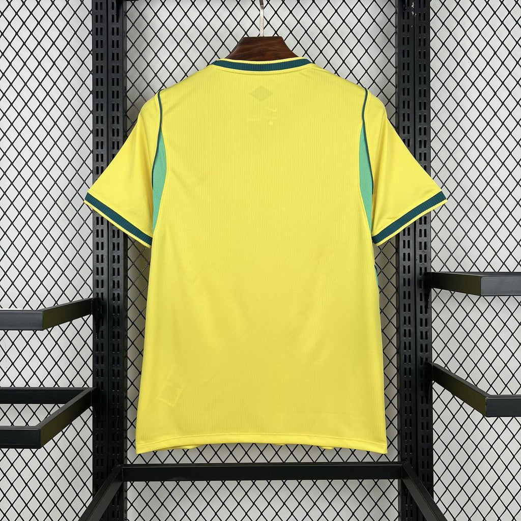 Camisa Pronta Entrega Seleção Brasil Home 2026/27 - Nike Torcedor Masculina - Amarela/Verde