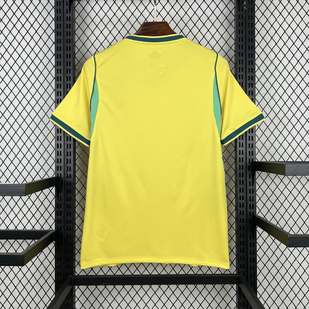 Camisa Pronta Entrega Seleção Brasil Home 2026/27 - Nike Torcedor Masculina - Amarela/Verde