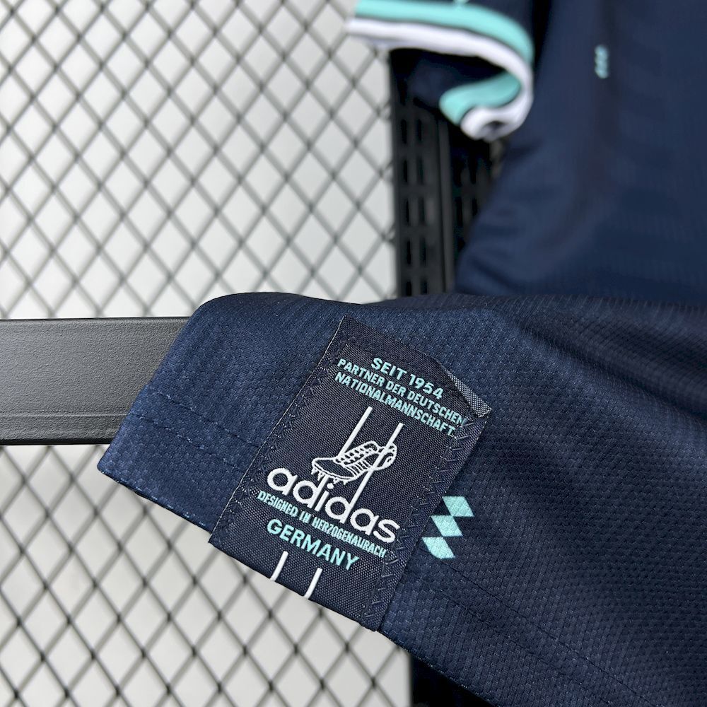 Camisa Pronta Entrega Seleção Alemanha Away 2026/27 - Adidas Torcedor Masculina - Azul/Branca