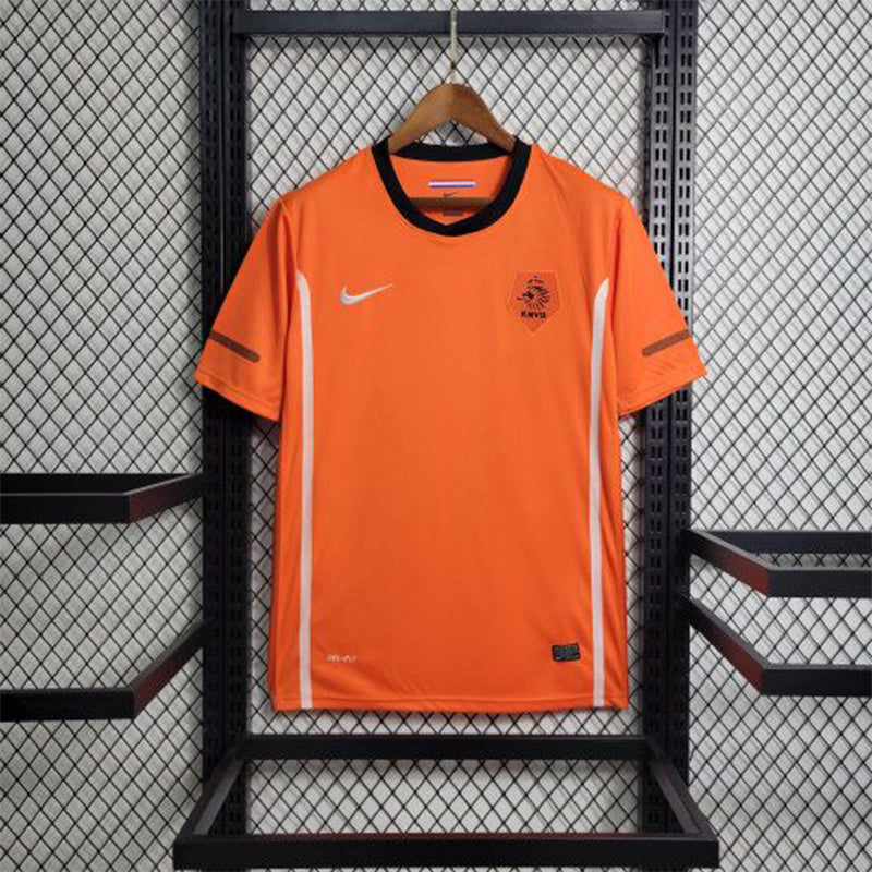 Camisa Pronta Entrega Seleção Holanda Home 2012/13 - Nike Retrô Masculina - Laranja/Preta