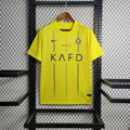 Camisa Pronta Entrega Al-Nassr Home 2023/24 - Nike Torcedor Masculina - Amarela/Azul