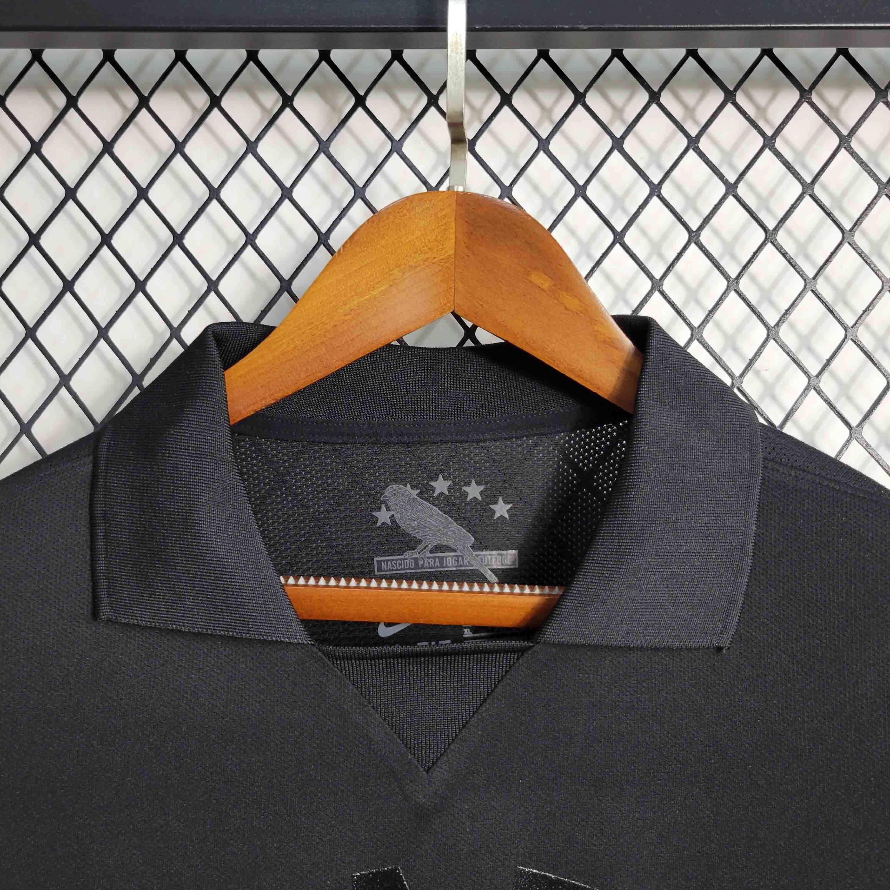 Camisa Pronta Entrega Seleção Brasil 2013/14 - Nike Retrô Masculina - Preta