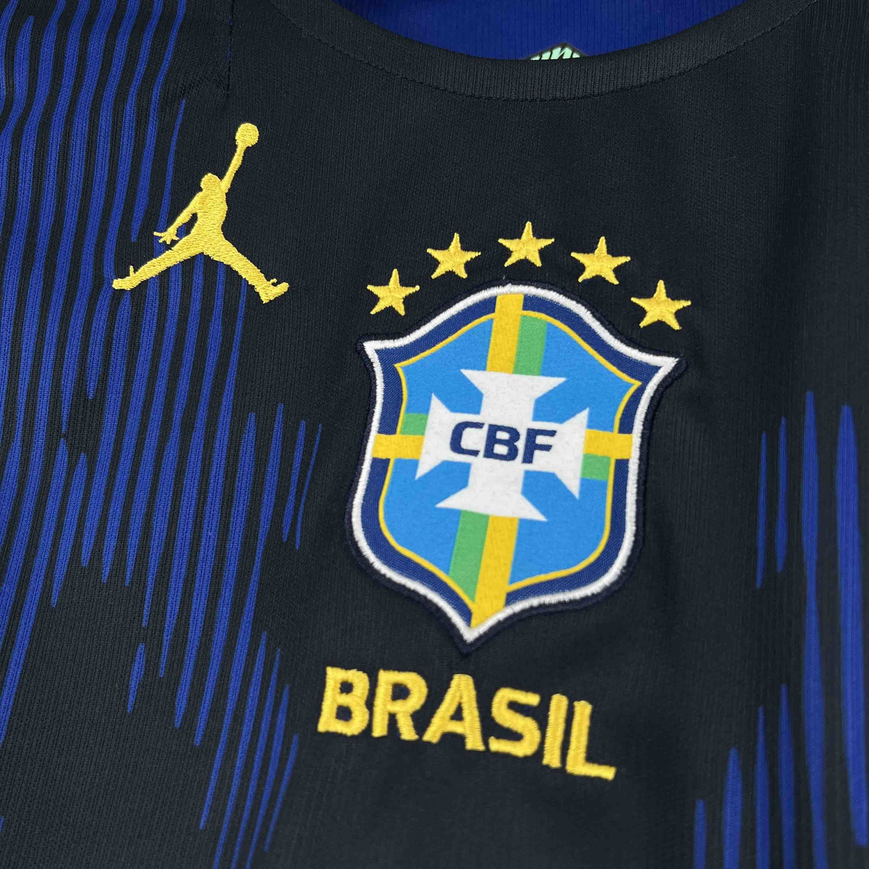 Camisa Pronta Entrega Seleção Brasil Away 2026/27 - Jordan Torcedor Masculina - Azul