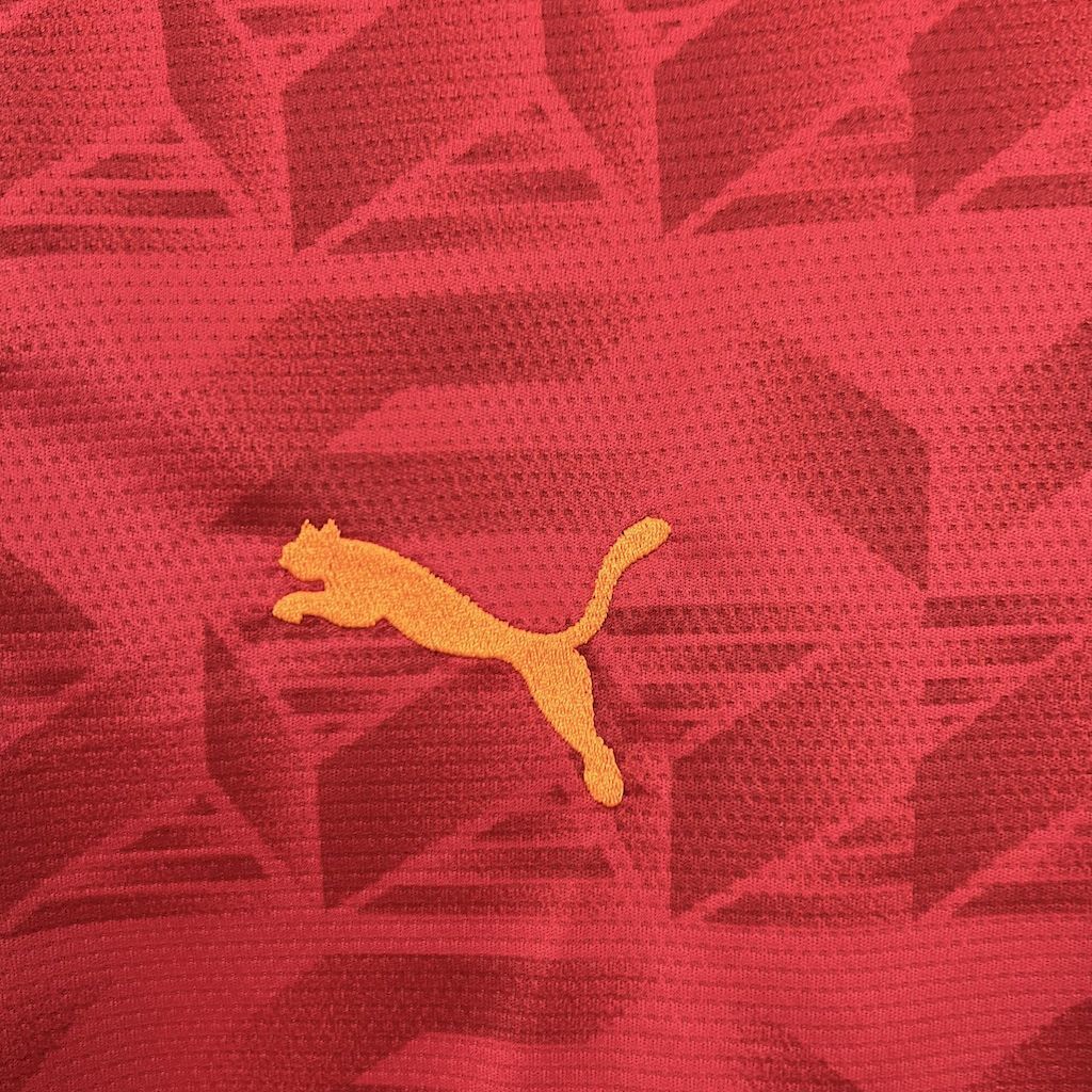 Camisa Pronta Entrega Valencia Away 2025/26 - Puma Torcedor Masculina - Vermelha/Laranja