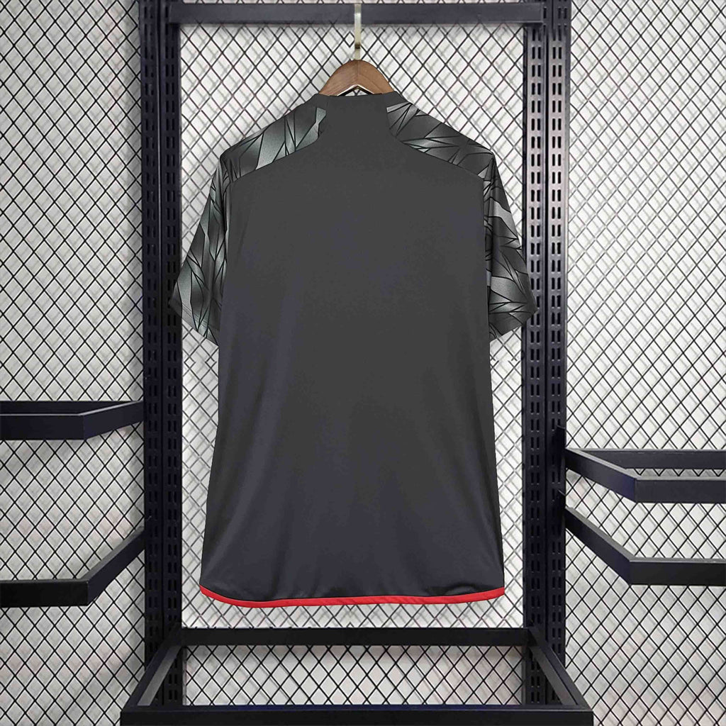 Camisa Pronta Entrega Flamengo Third 2025/26 - Adidas Torcedor Masculina - Cinza/Vermelha