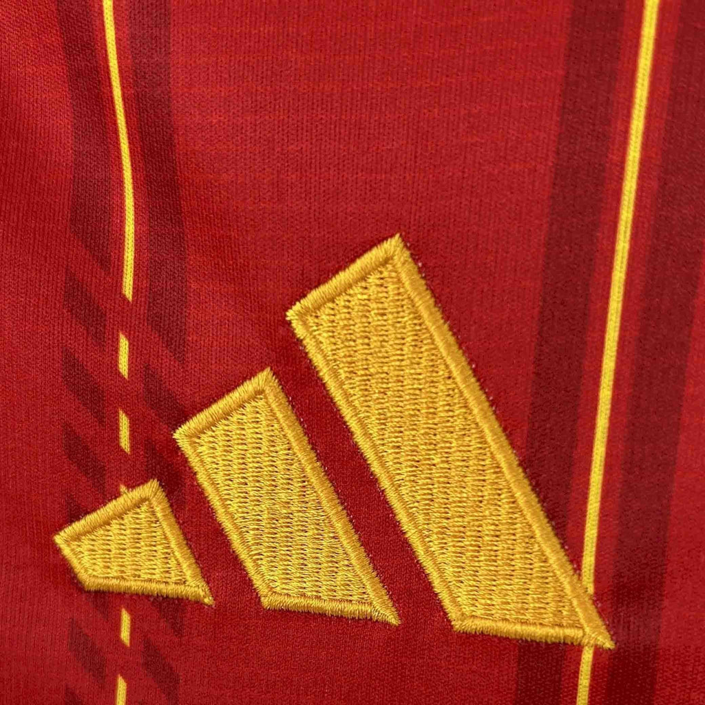Camisa Pronta Entrega Seleção Espanha Home 2026/27 - Adidas Torcedor Masculina - Vermelha/Azul