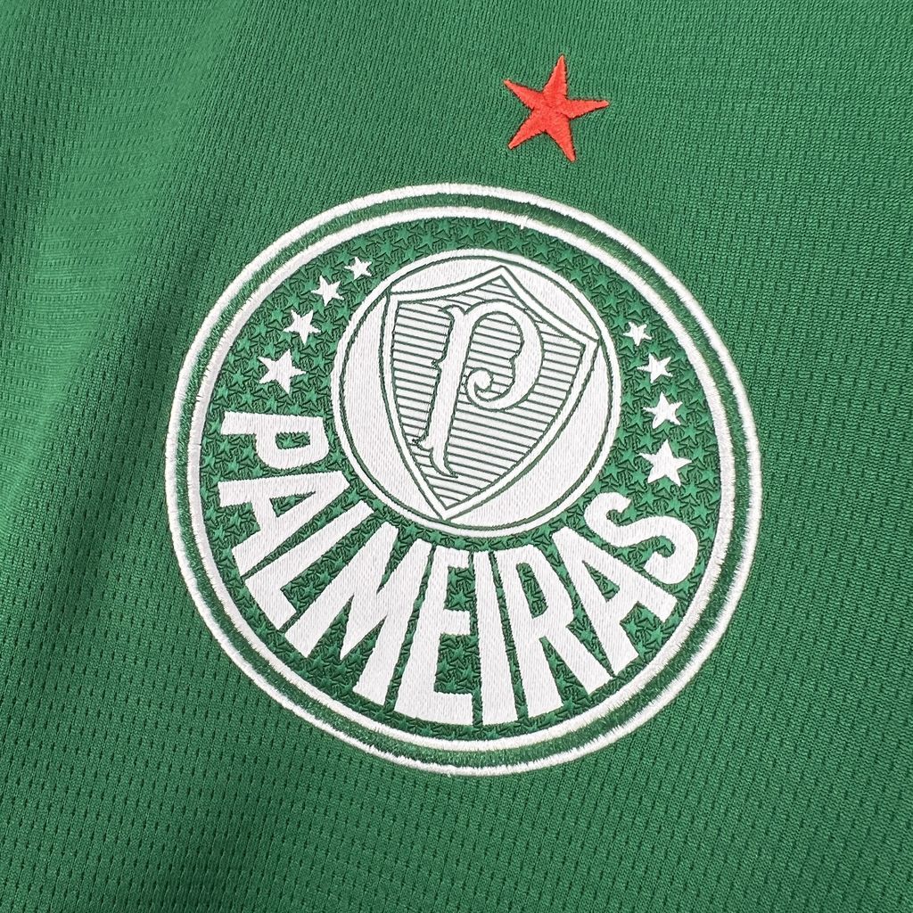 Camisa Pronta Entrega Palmeiras Home 2026/27 - Puma Torcedor Masculina - Verde/Vermelha