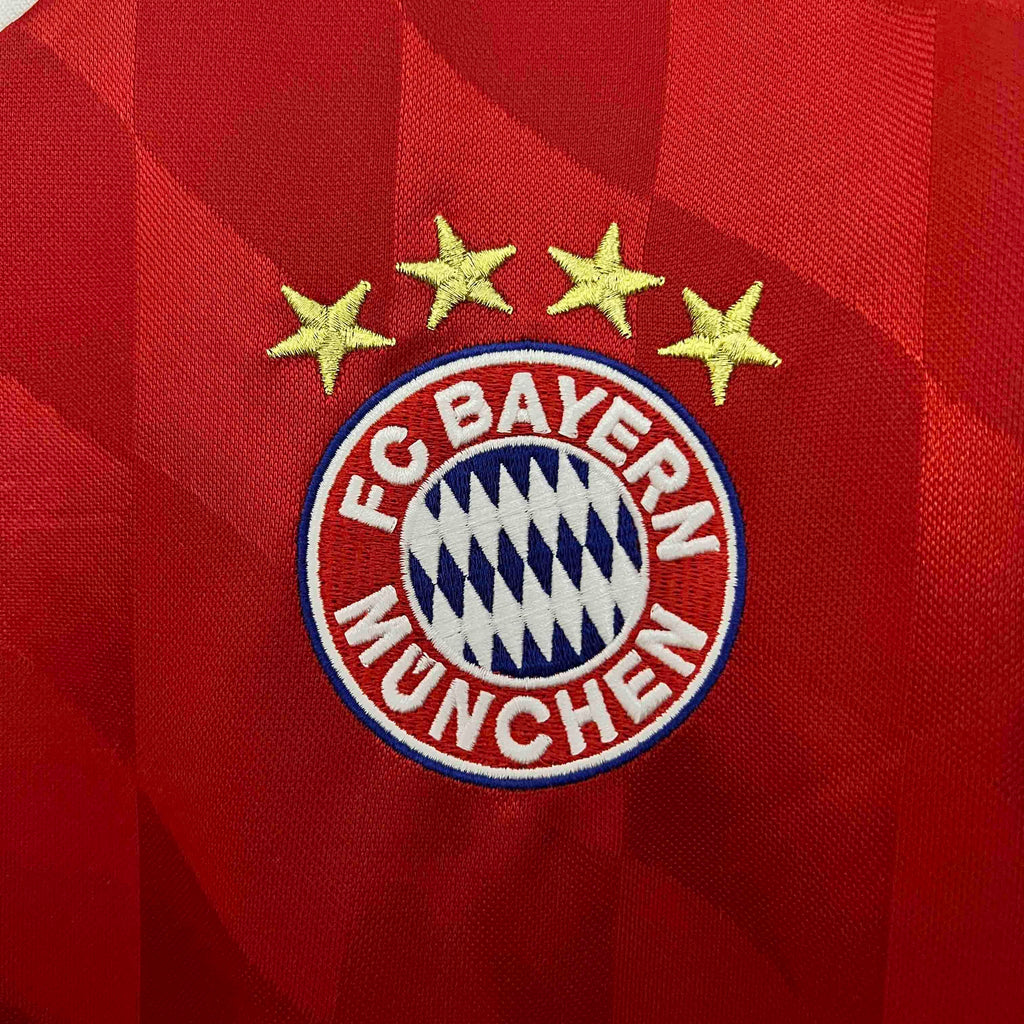 Camisa Pronta Entrega Bayern de Munique Home 2013/14 - Adidas Retrô Masculina - Vermelha/Branca