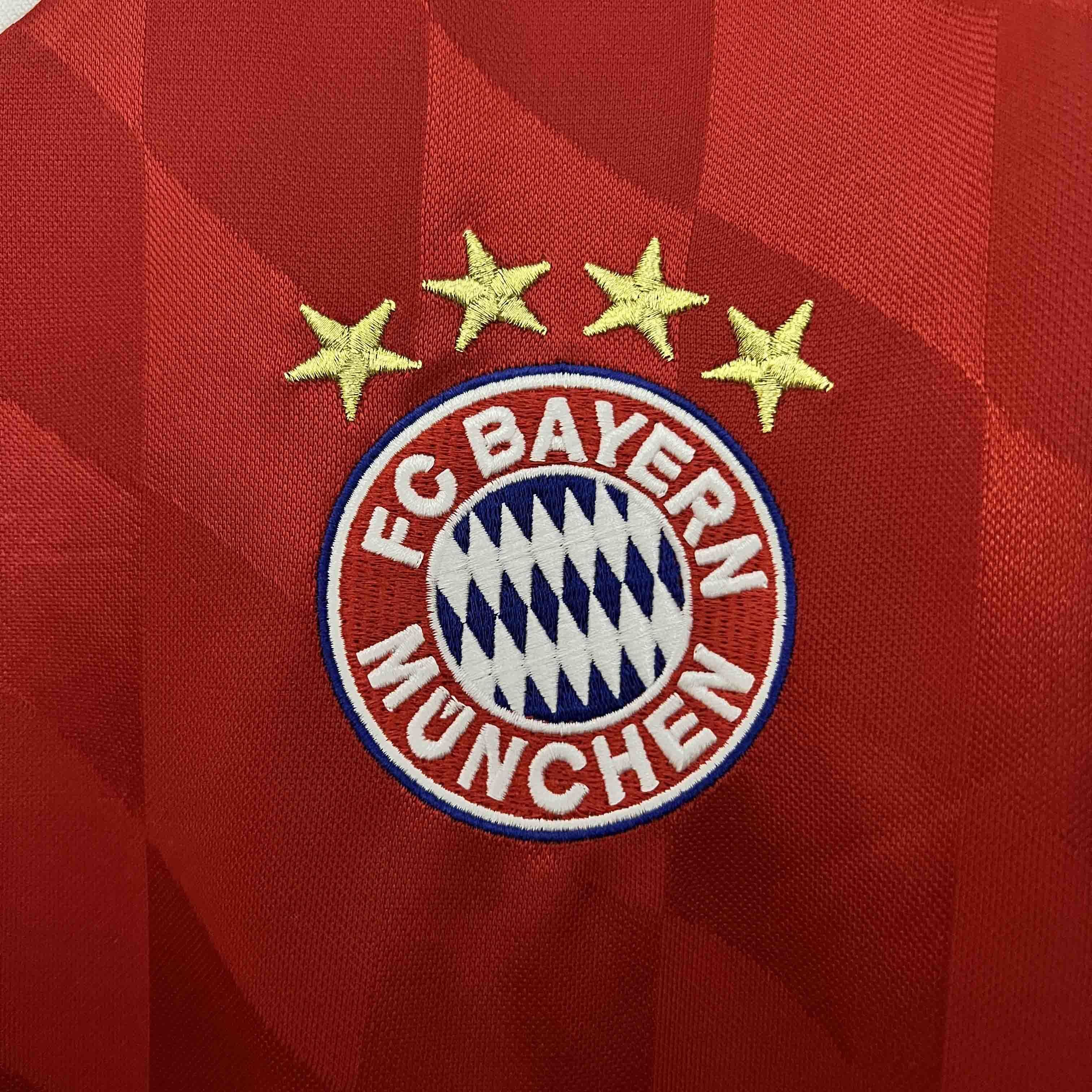 Camisa Pronta Entrega Bayern de Munique Home 2013/14 - Adidas Retrô Masculina - Vermelha/Branca