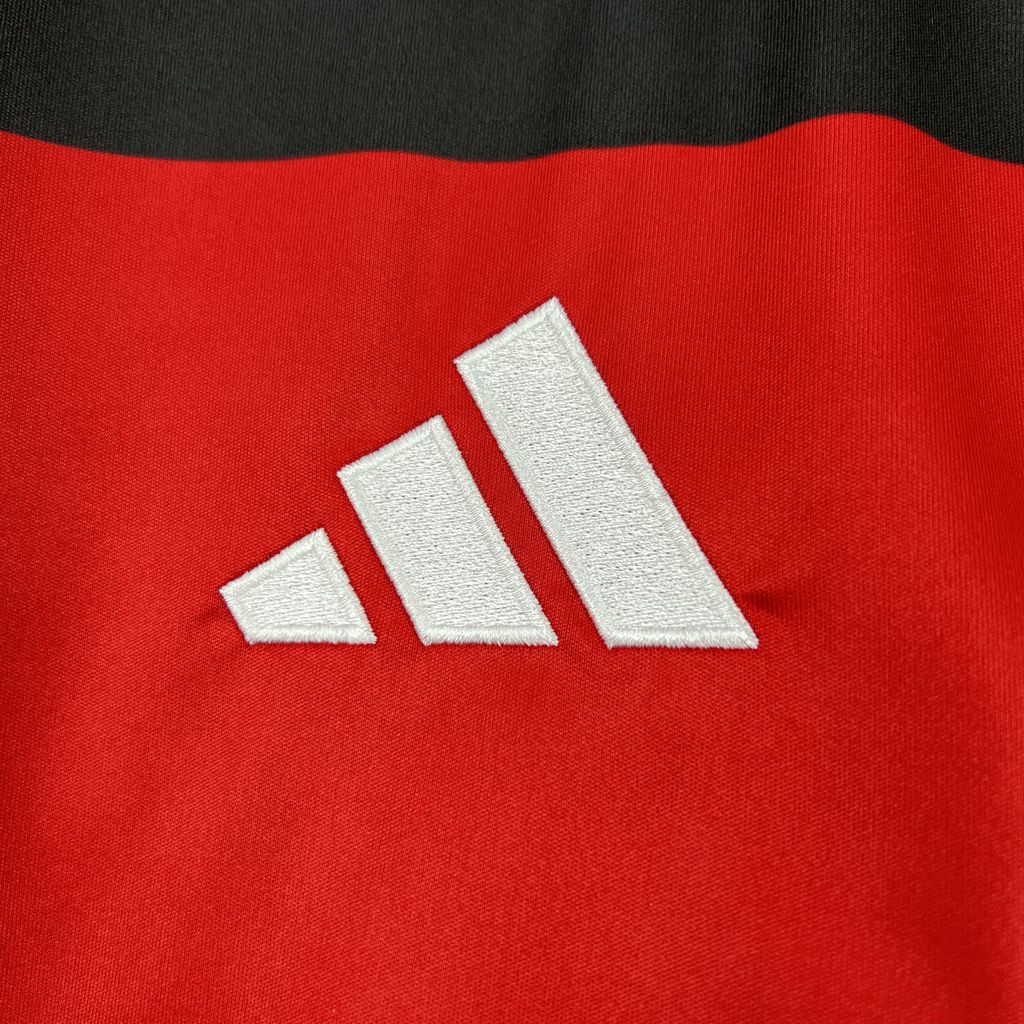 Camisa Pronta Entrega Flamengo Home 2026/27 - Adidas Torcedor Masculina - Vermelha/Preta