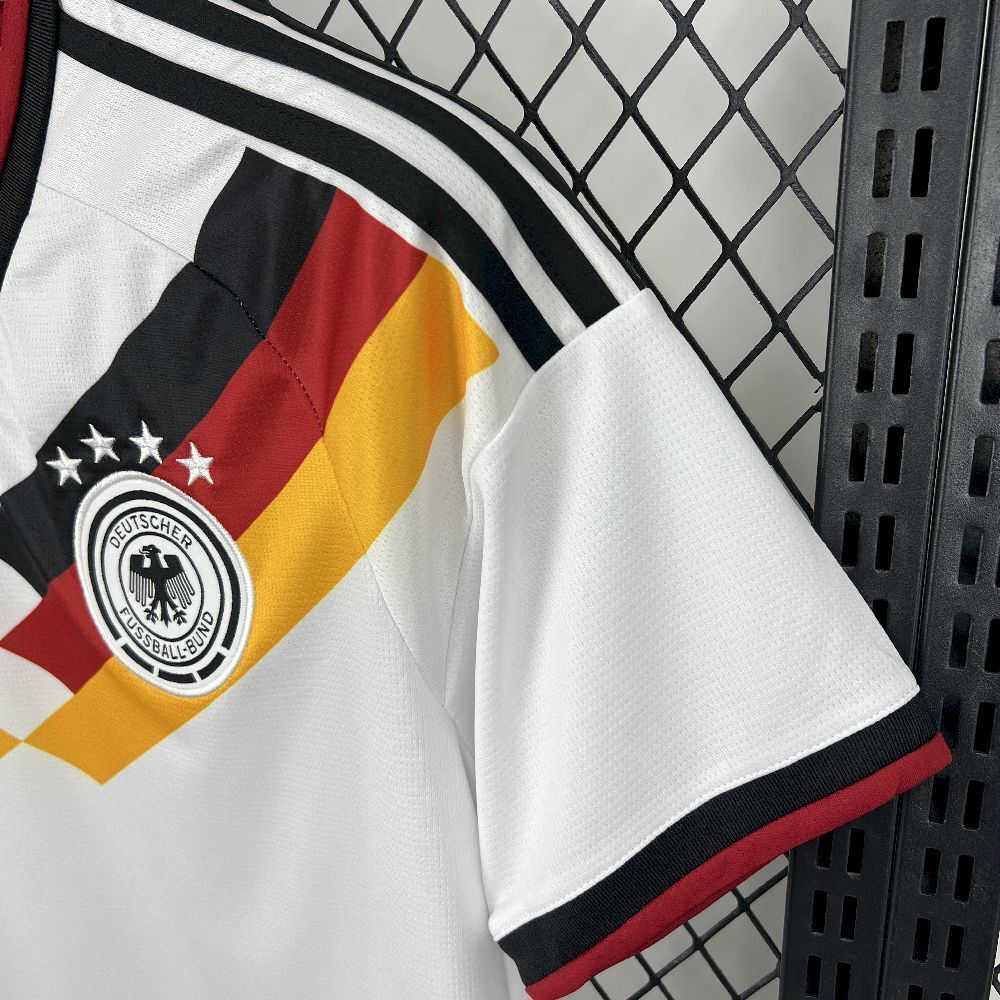 Camisa Pronta Entrega Seleção Alemanha Home 2026/27 - Adidas Torcedor Masculina - Branca/Preta