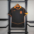Camisa Pronta Entrega Corinthians Black 2025/26 - Nike Torcedor Masculina - Preta/Laranja