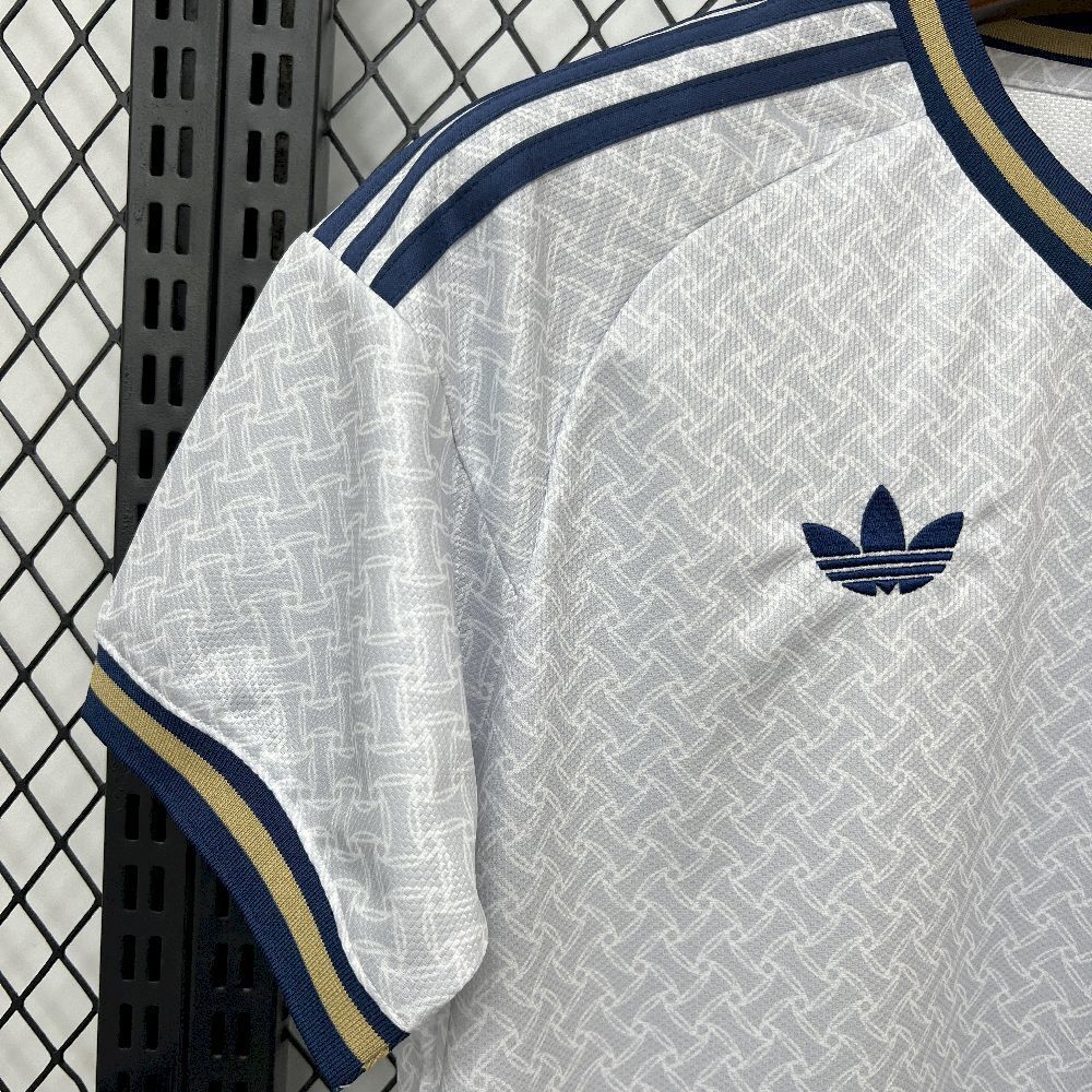 Camisa Pronta Entrega Seleção Itália Away 2026/27 - Adidas Torcedor Masculina - Branca/Azul