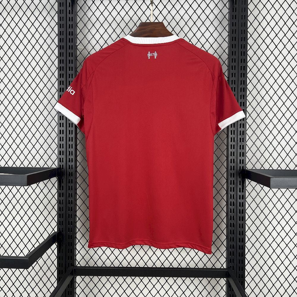 Camisa Pronta Entrega Liverpool Home 2025/26 - Adidas Torcedor Masculina - Vermelha/Branca