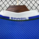 Camisa Pronta Entrega Seleção Brasileira Away 1993/1994 - Umbro Retrô Masculina - Azul/Branca
