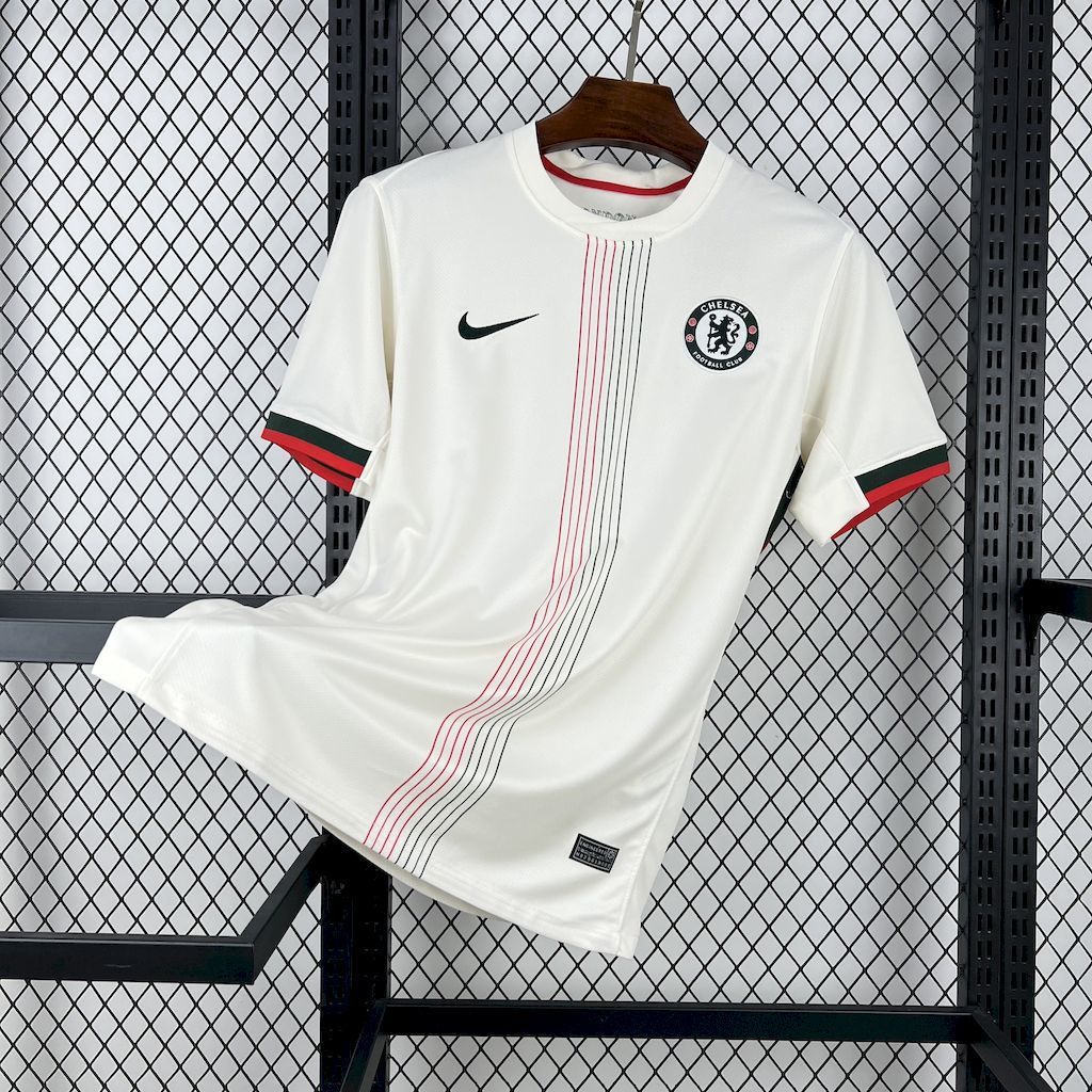 Camisa Pronta Entrega Chelsea Away 2025/26 - Nike Torcedor Masculina - Bege