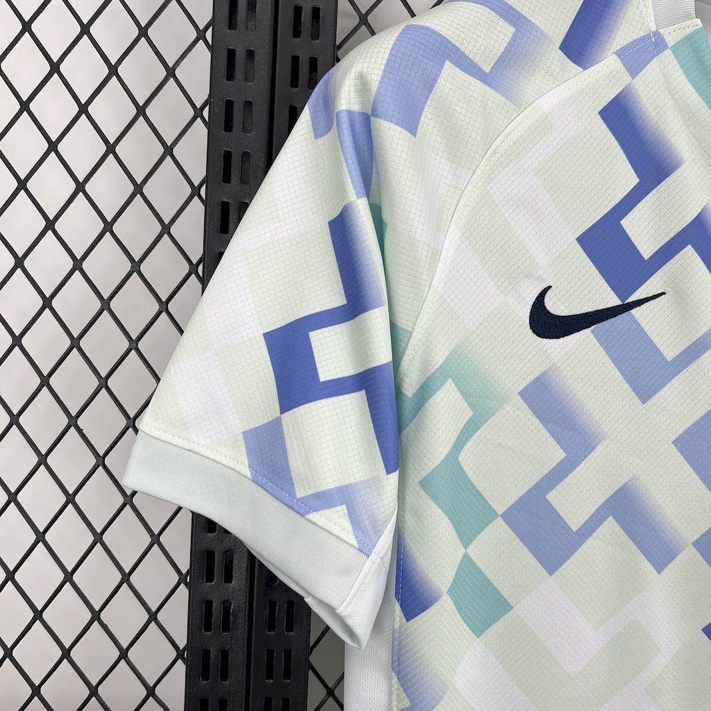 Camisa Pronta Entrega Inter de Milão Away 2025/26 - Nike Torcedor Masculina - Branca/Azul