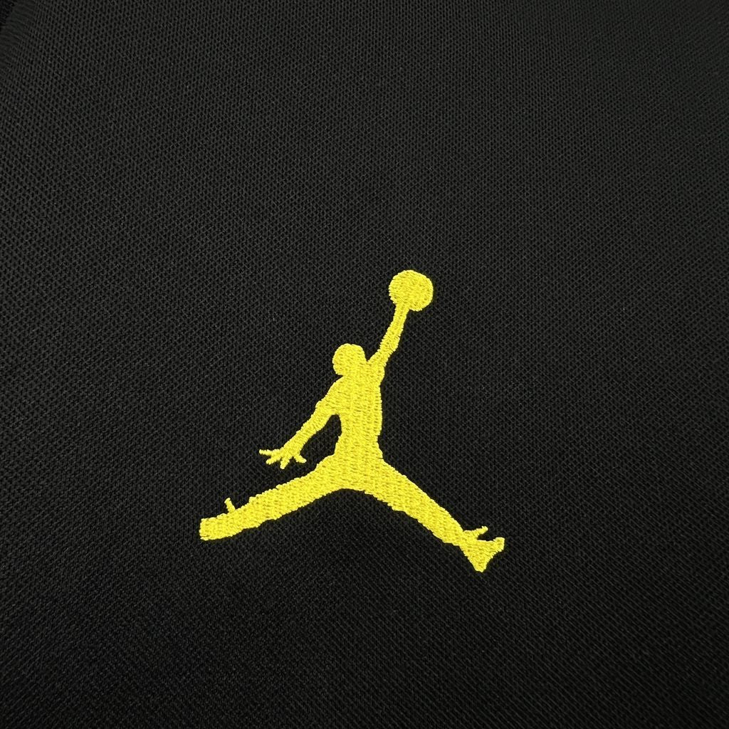 Camisa Pronta Entrega Seleção Brasil Pré Jogo 2026/27 - Jordan Torcedor Masculina - Preta/Amarela