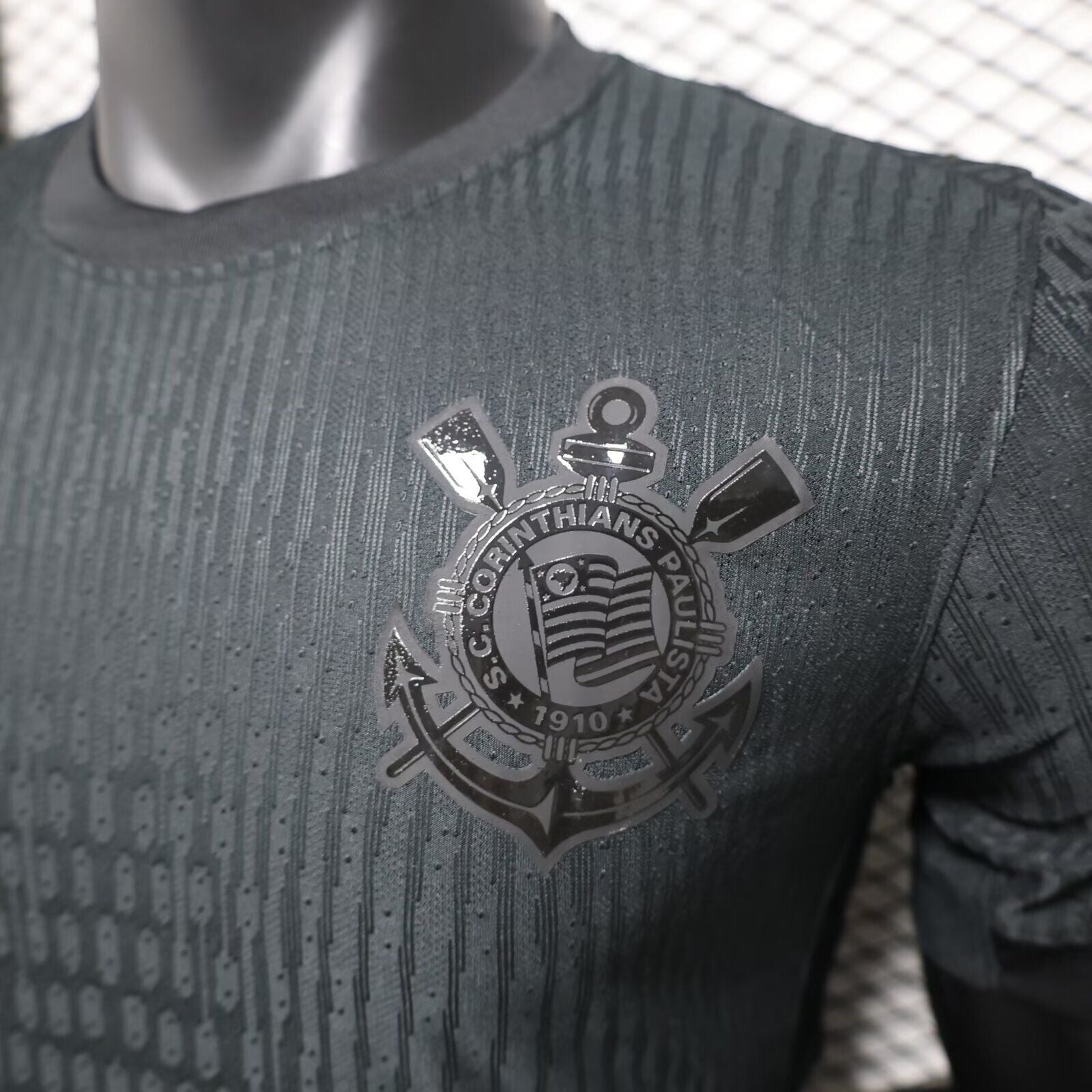 Camisa Pronta Entrega Corinthians Away 2024/25 - Nike Jogador Masculina - Preta