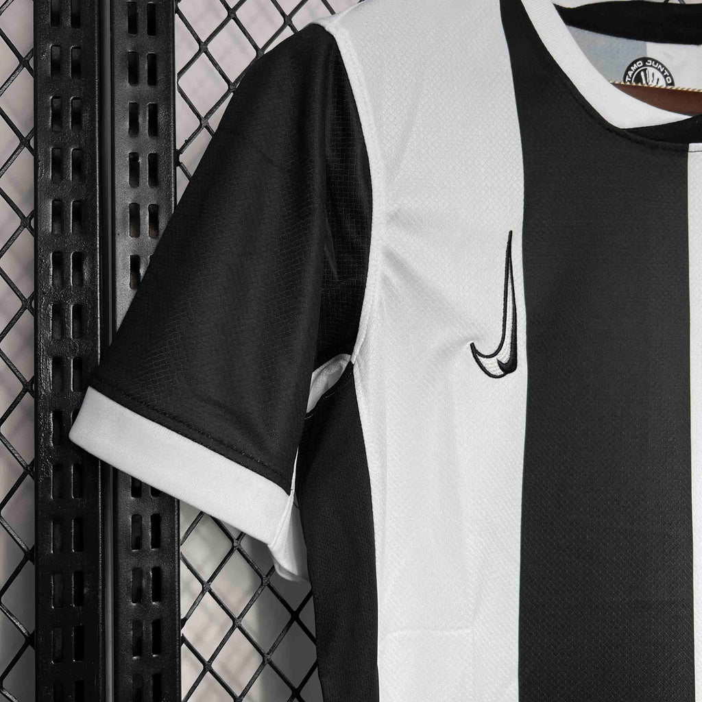 Camisa Pronta Entrega Corinthians Third 2025/26 - Nike Torcedor Masculina - Preta/Branca