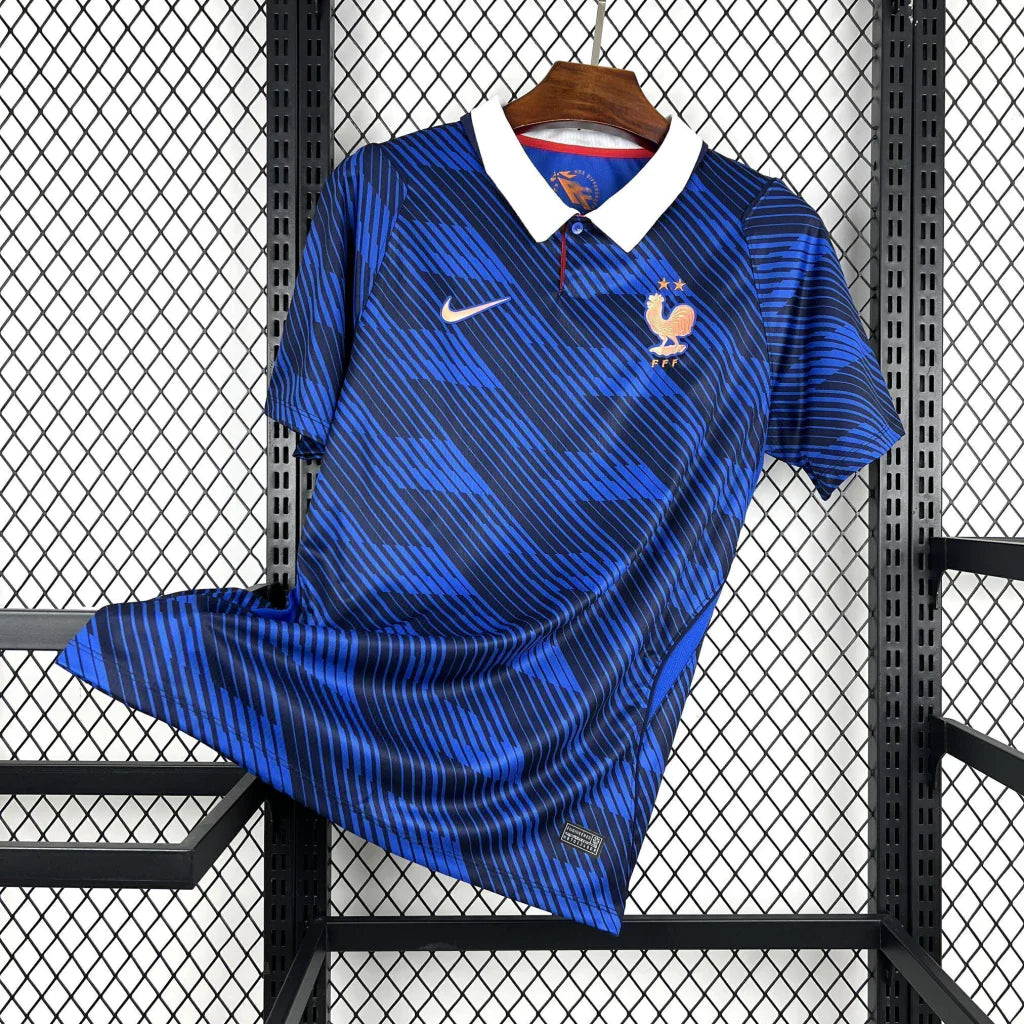 Camisa Pronta Entrega Seleção França Home 2026/27 - Nike Torcedor Masculina - Azul/Branca