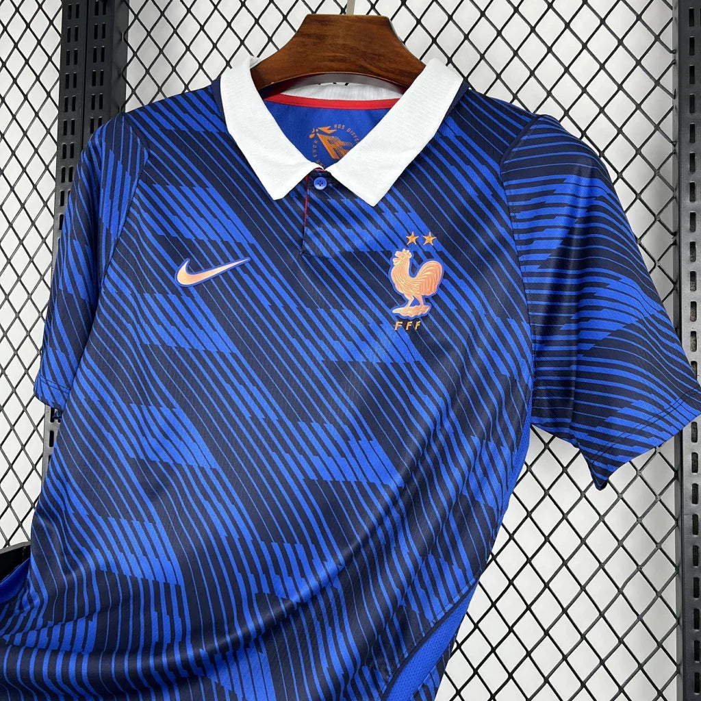 Camisa Pronta Entrega Seleção França Home 2026/27 - Nike Torcedor Masculina - Azul/Branca