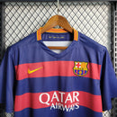 Camisa Pronta Entrega Barcelona Home 2015/16 - Nike Retrô Masculina - Azul/Vermelha