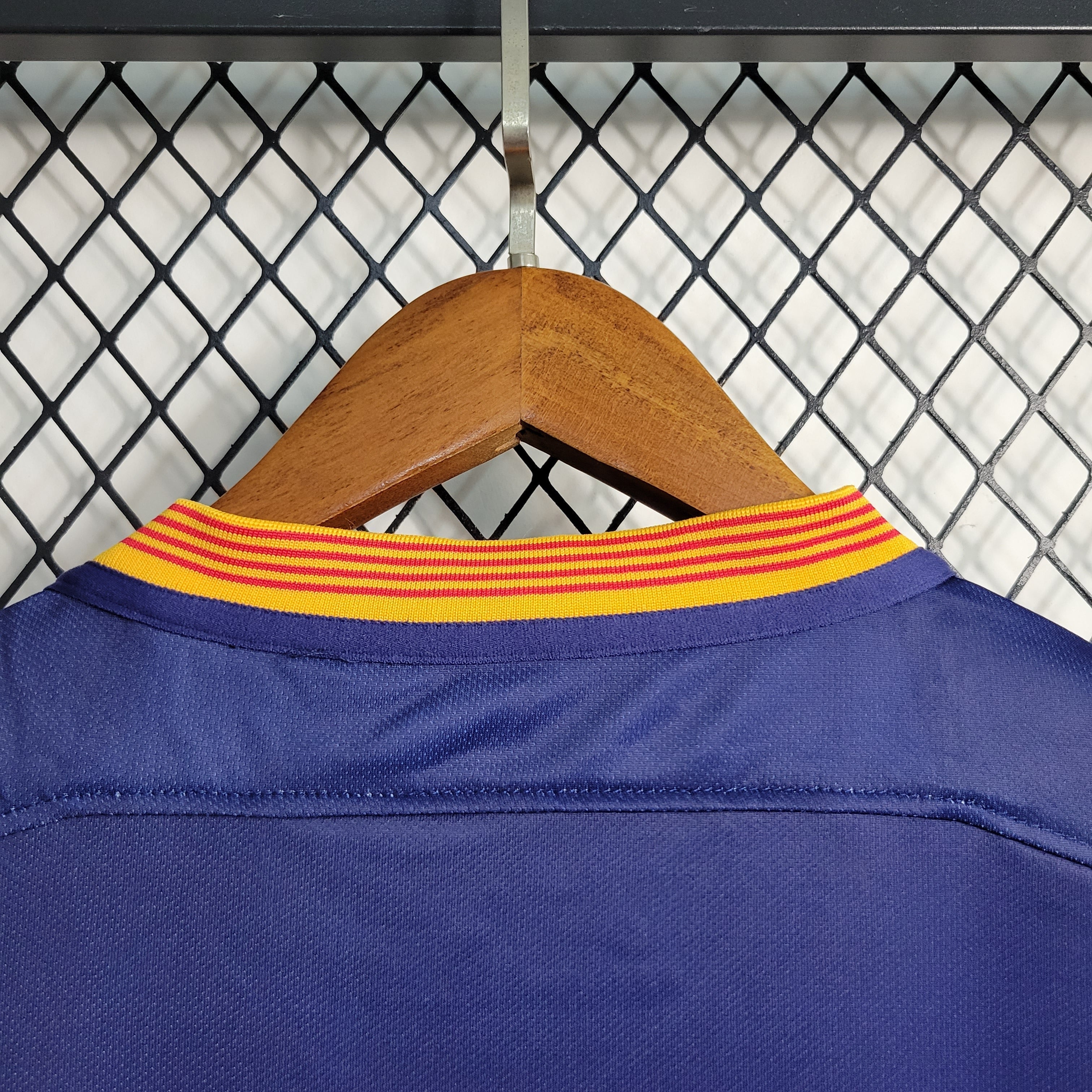 Camisa Pronta Entrega Barcelona Home 2015/16 - Nike Retrô Masculina - Azul/Vermelha