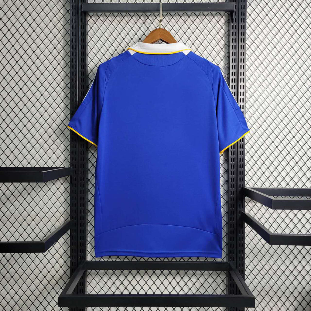 Camisa Pronta Entrega Chelsea Home 2008/09 - Adidas Retrô Masculina - Azul/Branca