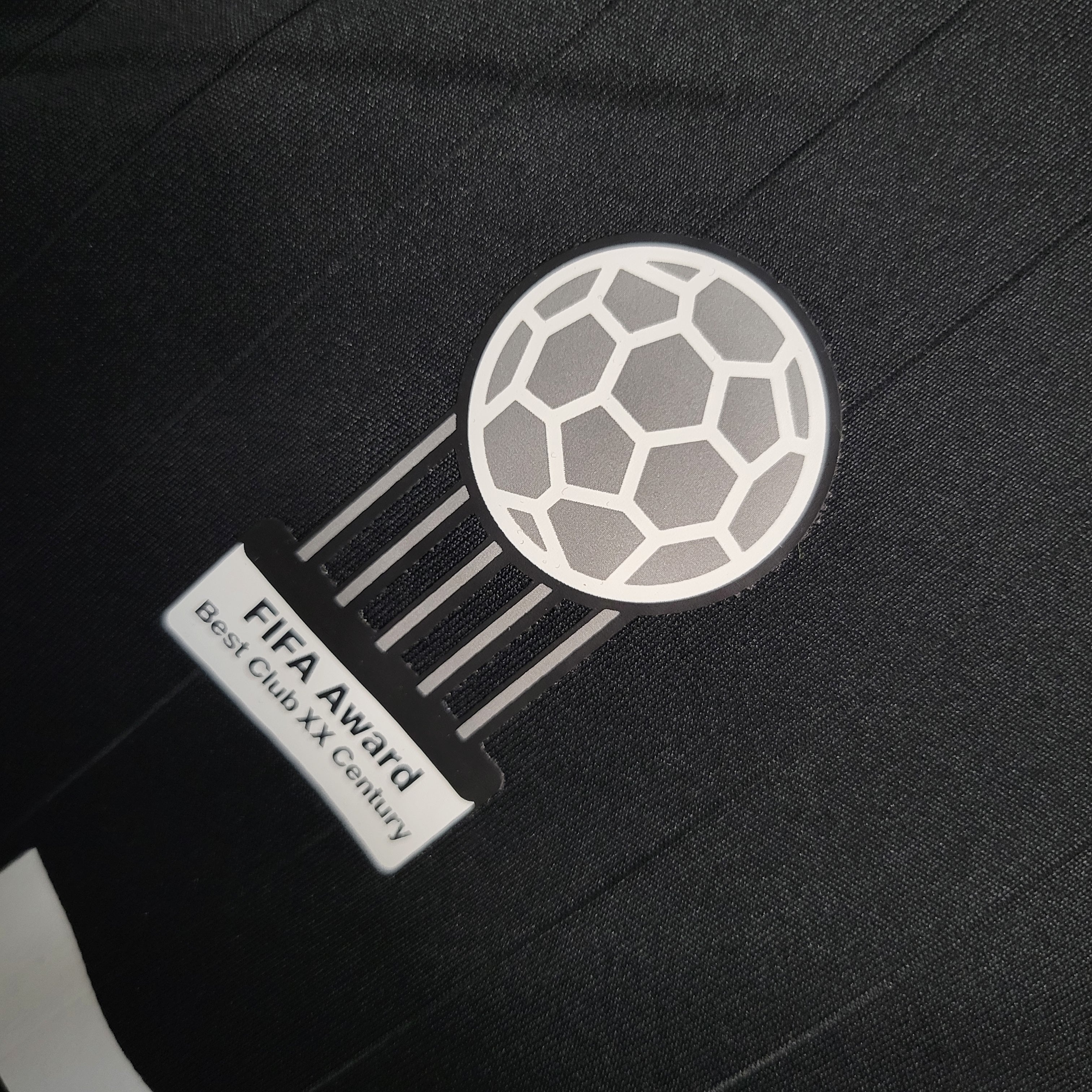 Camisa Pronta Entrega Real Madrid Away 2006/07 - Adidas Retrô Masculina - Preta/Branca