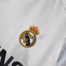 Camisa Pronta Entrega Real Madrid Home 2004/05 - Adidas Retrô Masculina - Branca/Preta